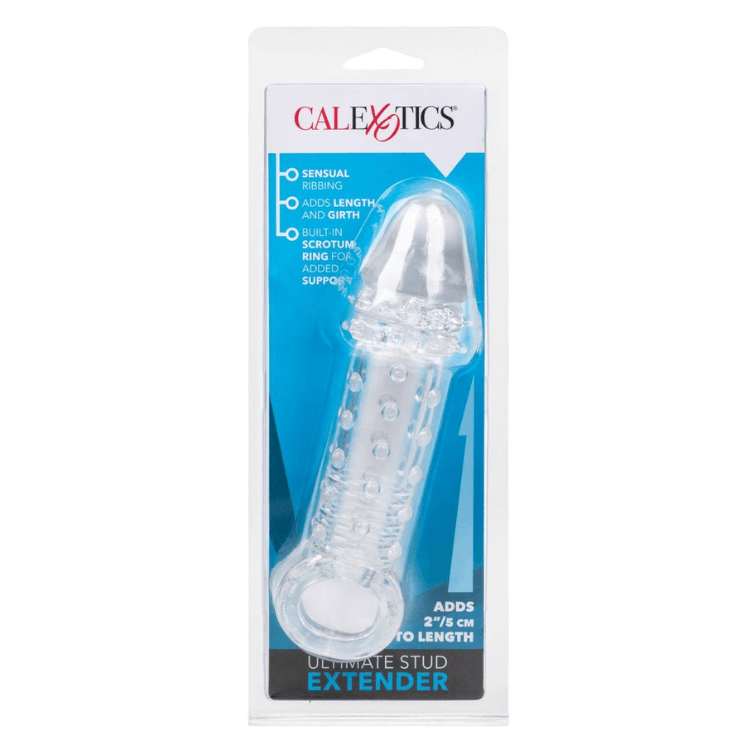 Ultimate_Stud_Penis_Extender_with_Scrotum_Support_-_Clear - House of Vices 