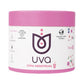Uva menstrual cup set packaging in pink and white, size 0, eco-friendly and hypoallergenic.