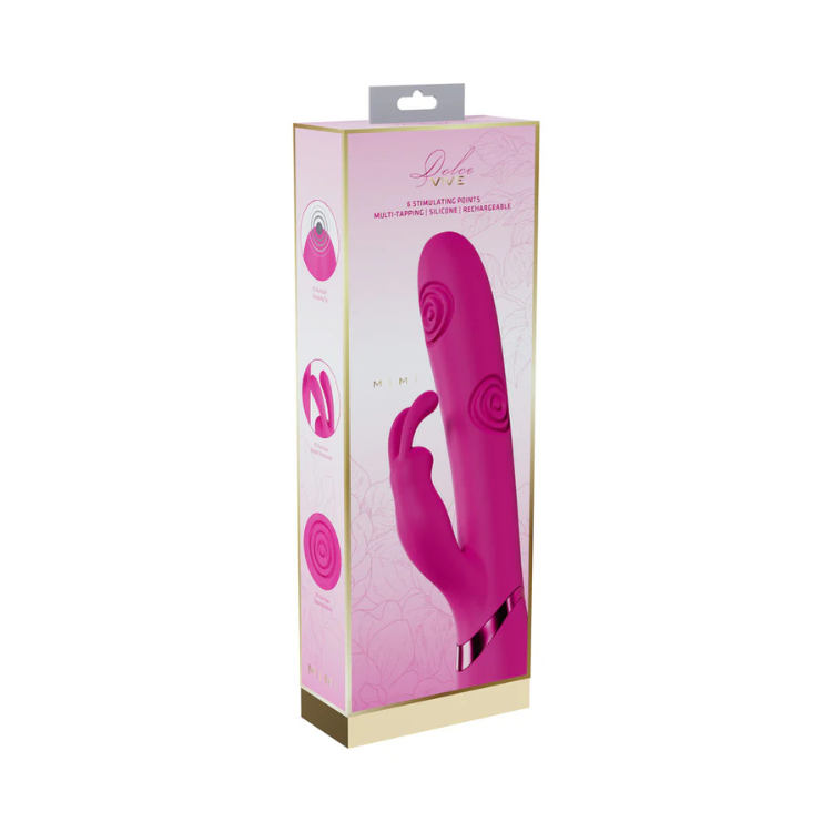 VIVE Mimi Rechargeable G-Spot Vibrating and Tapping Rabbit - House of Vices 