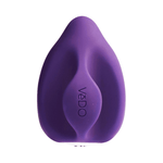 VeDO-Yumi-Rechargeable-Silicone-Layon-Finger-Vibrator-Purple-2 - House of Vices 