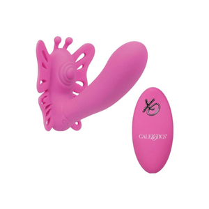 CalExotics Venus Butterfly Pulsating Venus G Strap-On with Remote - House of Vices 