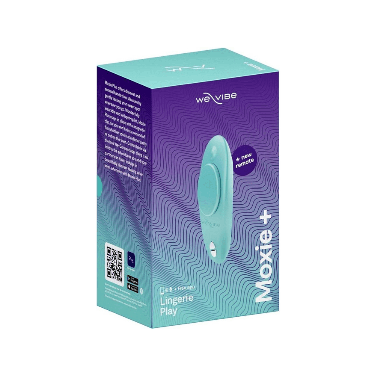 We-Vibe Moxie+ Wearable Rechargeable Silicone Panty Vibrator with Remote Control - House of Vices 