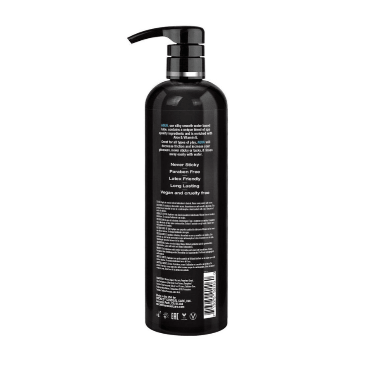 WickedAquaWaterBasedLubricantFragranceFree1 - House of Vices 