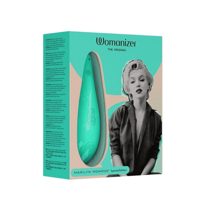 WomanizerMarilynMonroeSpecialEditionRechargeableClitoralStimulator-Mint - House of Vices 