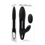 Zero Tolerance Nautilus rechargeable silicone dual cock ring with remote in black packaging