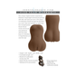 Zero Tolerance Skyler Nicole vaginal stroker, brown TPE material, vibrating C-ring, warranty info.