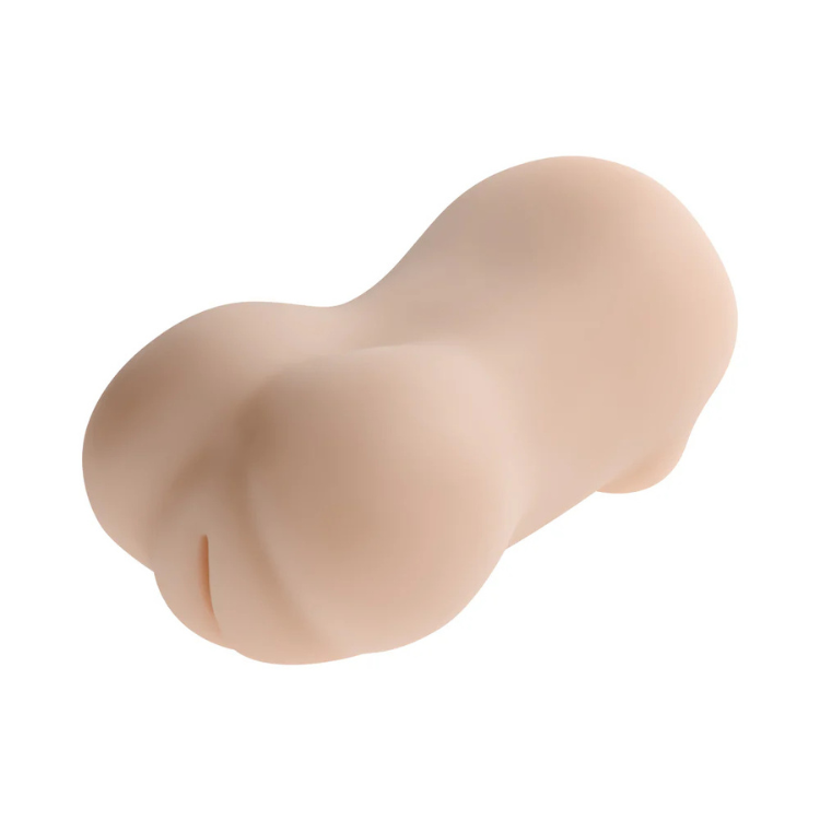 Zero Tolerance Sasha Grey Realistic flesh-colored male stroker adult toy on white background