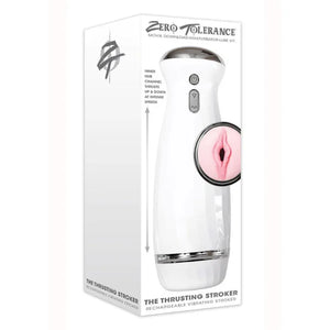Zero Tolerance The Thrusting Stroker vibrating masturbator in retail packaging